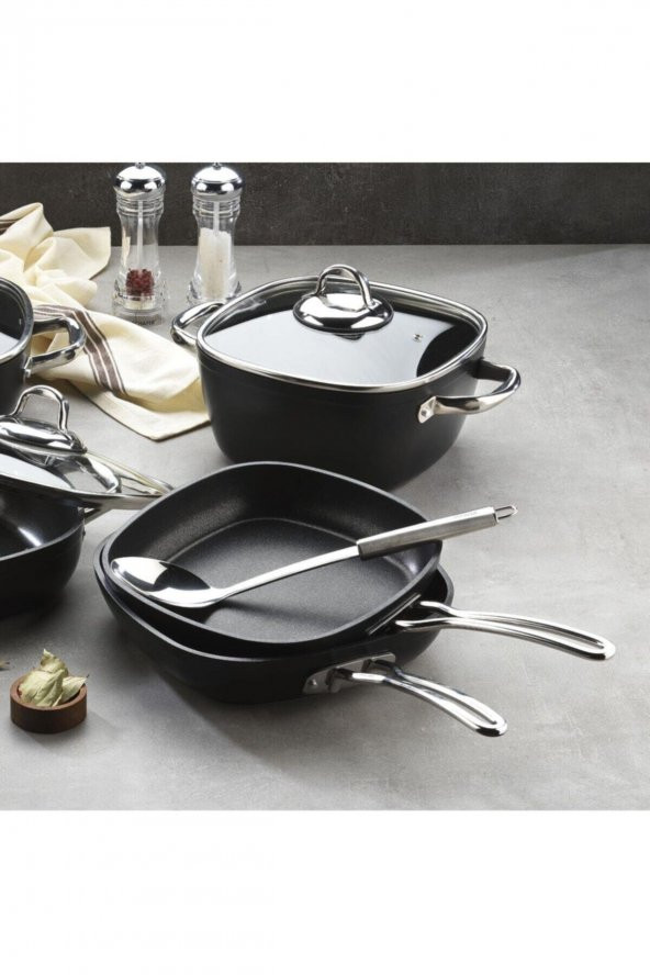 Schafer Gastronomıe Master Granit Ind.tava -24cm -siyah - 2