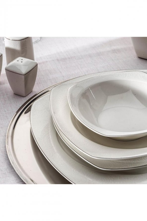 Schafer Majestıc Yemek Takımı -60 Prç.-platin - 2