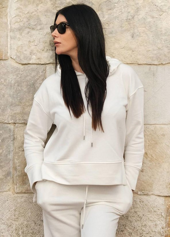 The Mia Mage Sweatshirt Krem L - 2