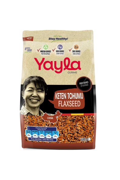 YAYLA KETEN TOHUMU 500 gr