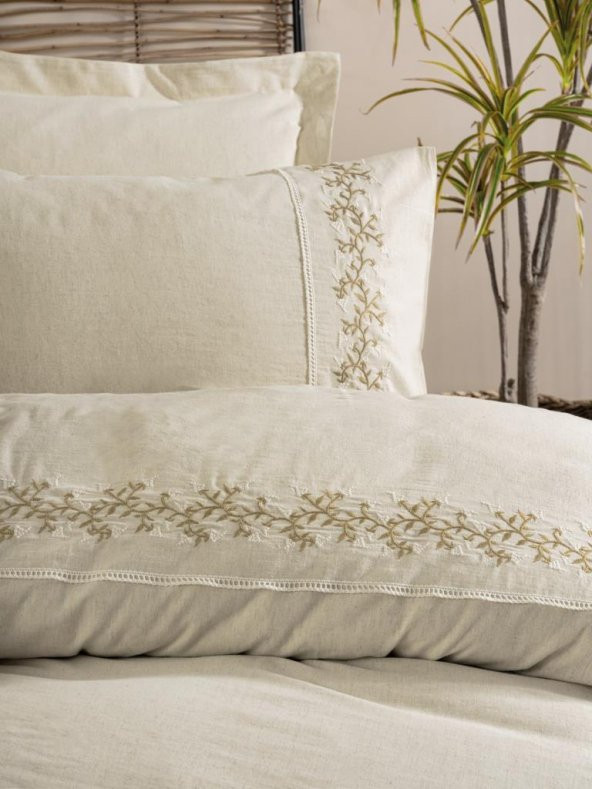 Cotton Box Cotton Keten Çift Kişilik Nevresim Takımı Darian - Resim 2