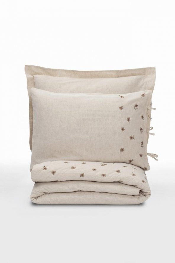 Cotton Box Cotton Keten Çift Kişilik Nevresim Takımı Arie - 4