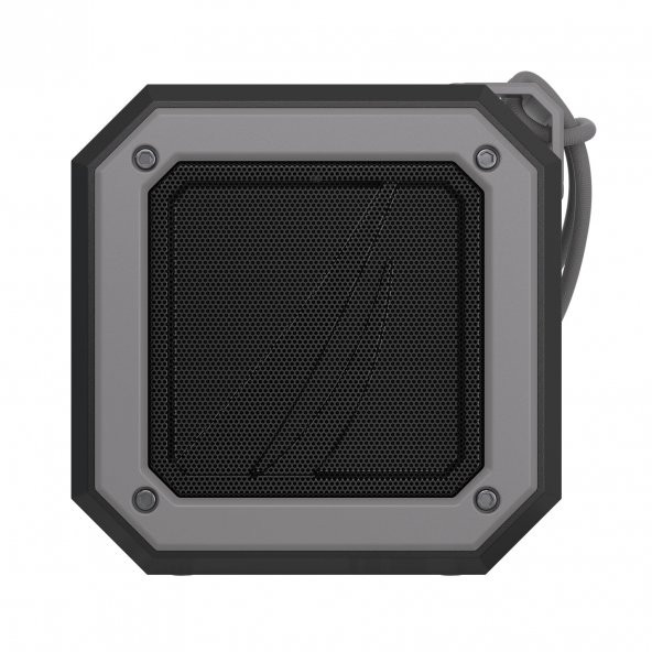 Nautica S100 Dual Suya Dayanıklı Taşınabilir Kablosuz Bluetooth Outdoor Hoparlör Speaker Siyah Gri