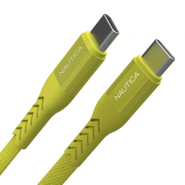 Nautica C30 Type-C to Type-C  65W Hızlı Şarj ve Data Kablosu 2.1M Sarı