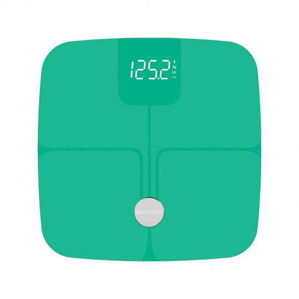 Nautica Classic Collection Plus Vücut Analizli Akıllı Bluetooth Tartı Baskül Yeşil - 2