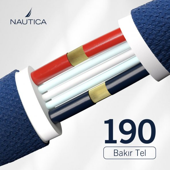 Nautica C20 Type-C to USB-A 22.5W Hızlı Şarj ve Data Kablosu 1.2M Pembe - 5
