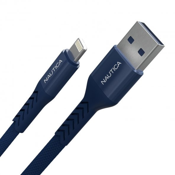 Nautica C40 Lightning to USB-A 12W Hızlı Şarj ve Data Kablosu 2.1M Navy