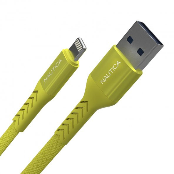 Nautica C40 Lightning to USB-A 12W Hızlı Şarj ve Data Kablosu 2.1M Sarı