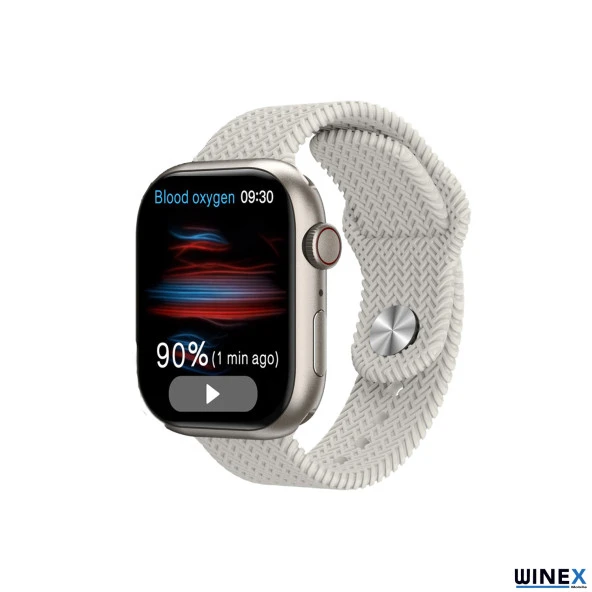 Winex Watch 9 Pro Amoled Ekran Android İos Uyumlu Akıllı Saat Gri - 3