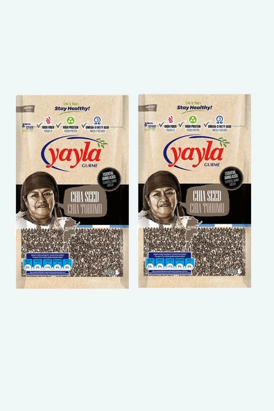 YAYLA CHIA TOHUMU 500 gr x 2 Adet