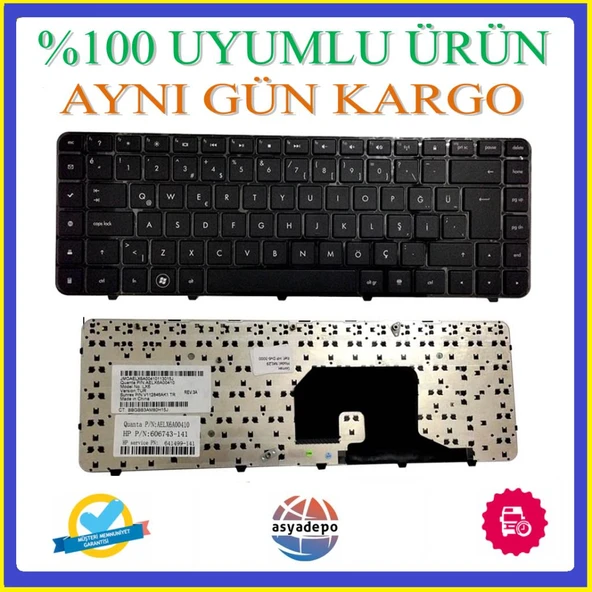 HP 625574-141 Klavye Tuş Takımı TR ürün görseli 1
