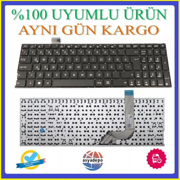 Asus MP-13K96TQ-528C Klavye Tuş Takımı Siyah TR ürün görseli 1