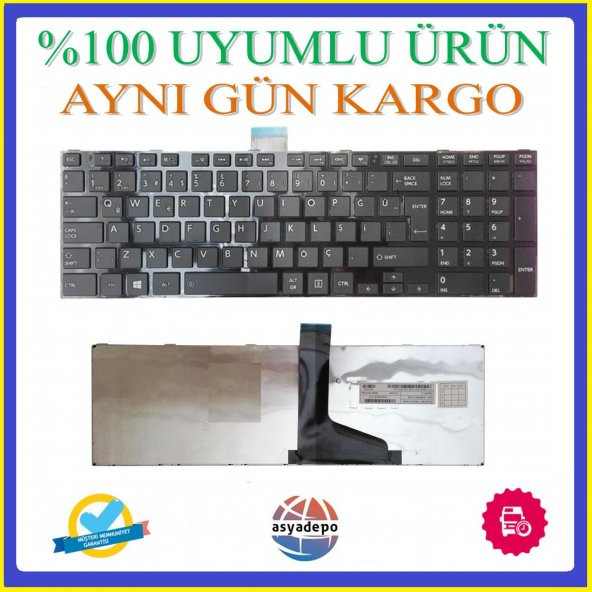 Toshiba V000271560 Klavye Tuş Takımı Siyah TR