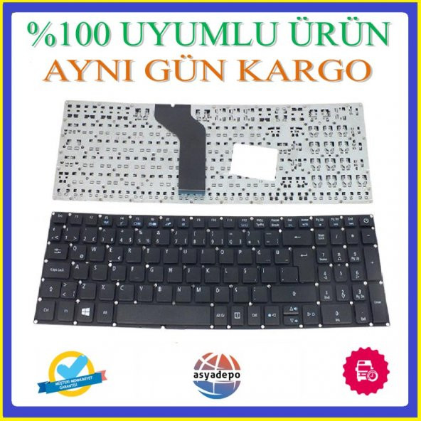 Acer TravelMate TMP257-MG-322N Klavye Tuş Takımı Siyah TR