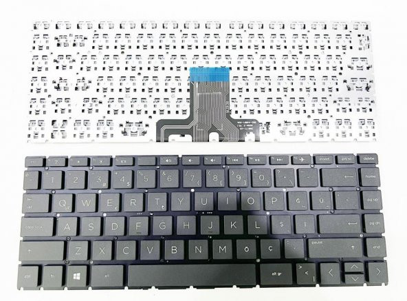 Hp 14-CK0000NT, 14-CK0002NT, 14-CK0003NT Klavye Tuş Takımı - 3