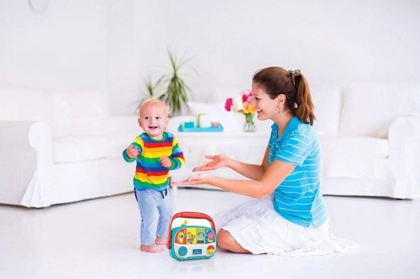 Baby Clementoni Bebek Radyosu 17459 Müzikli İnteraktif Radyo - 3