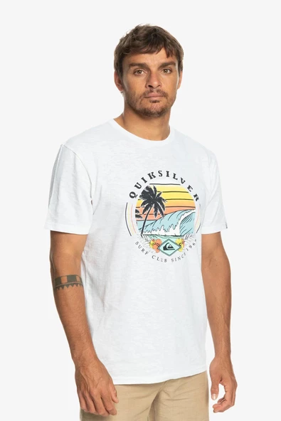 Quiksilver EQYZT07282 Qssurfclubıı M Tees Erkek Tshirt - 7