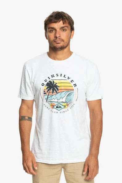 Quiksilver EQYZT07282 Qssurfclubıı M Tees Erkek Tshirt - 6