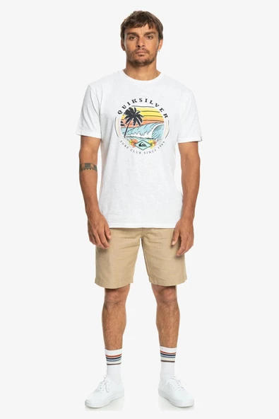 Quiksilver EQYZT07282 Qssurfclubıı M Tees Erkek Tshirt - 5
