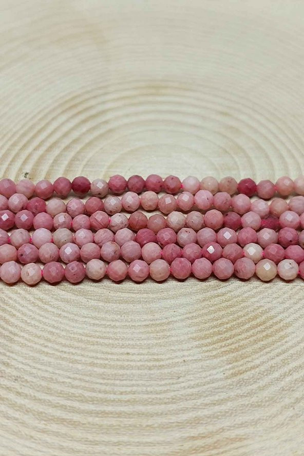 Rodokrozit Taşı Dizi 3mm - Resim 2