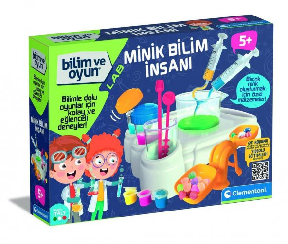 Clementoni Bilim ve Oyun Minik Bilim Insanı Deney Oyun Seti