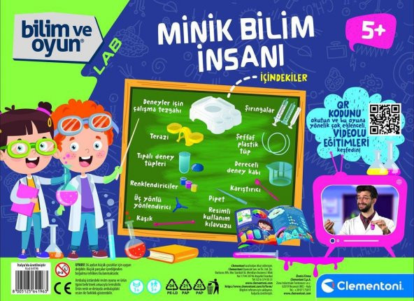 Clementoni Bilim ve Oyun Minik Bilim Insanı Deney Oyun Seti - 2