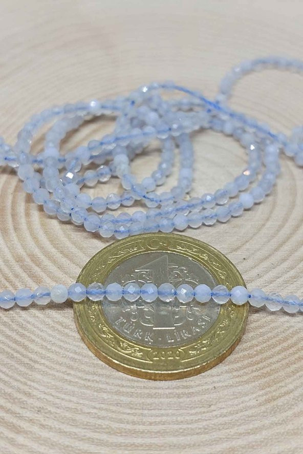 Kalsedon Taşı Dizi 2,5mm - Resim 3