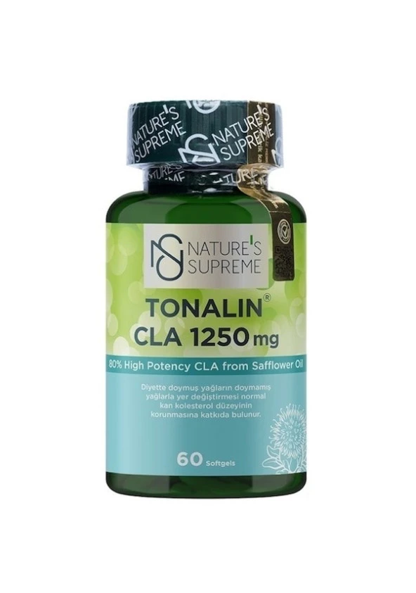 Natures Supreme Tonalin Cla 1250 Mg 60 Yumuşak Kapsül Aromasız