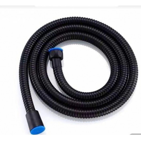Örgülü Duş Hortumu Spiral Shower Hose Siyah - 2