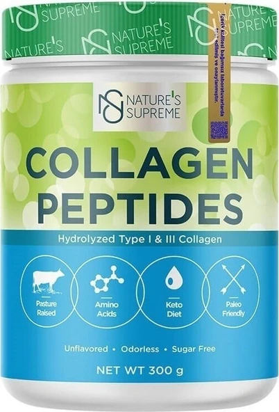 Natures Supreme Collagen Peptides Powder 300 Gr