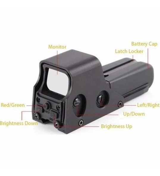 Spike 552 Holografik Reddot Nişangah - Resim 3