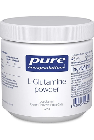 Pure Encapsulations L-glutamine Powder 227 Gr