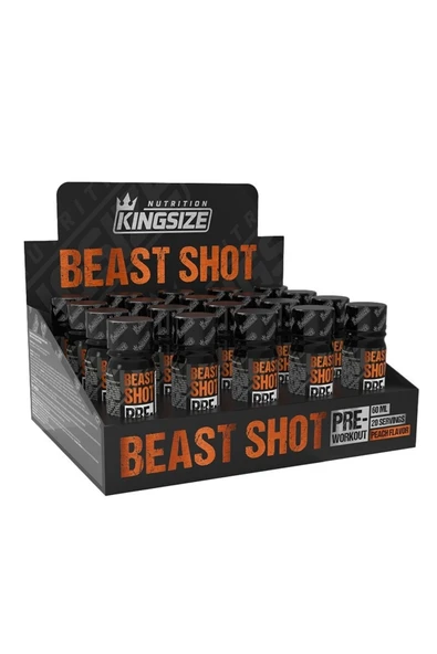 Kingsize Nutrition Beast Shot Pre-workout 60 Ml 20 Adet