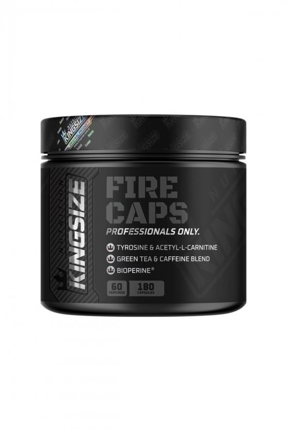 Kingsize Nutrition Fire Caps 180 Kapsül