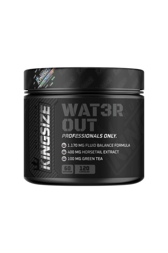 Kingsize Nutrition Wat3r-out 120 Kapsül