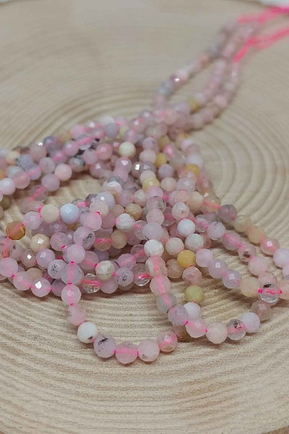 Pembe Opal Taşı Dizi 3mm