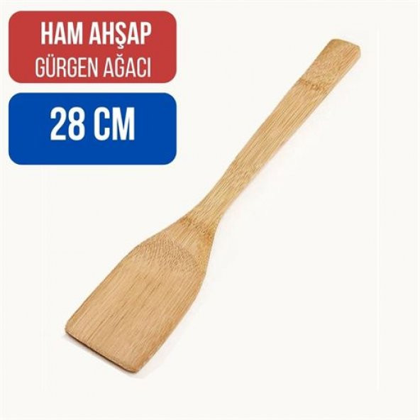 TransForMacion 6 ADET Doğal Gürgen Ağacı Ahşap Spatula