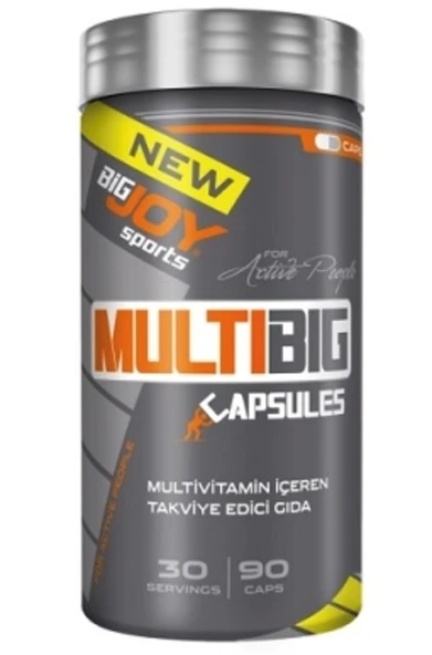 Big Joy Sports Multibig Vitamin Mineral 90 Kapsül