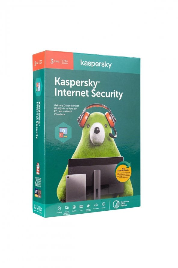 KASPERSKY  Internet Security Security 2021 - 2022 1 Pc 1 Yıl Dijital Lisans Türkçe Virüs Programı