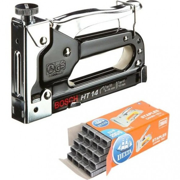 Bosch Bosch HT 14 El Zımbası + Delta 200/6 Zımba Teli