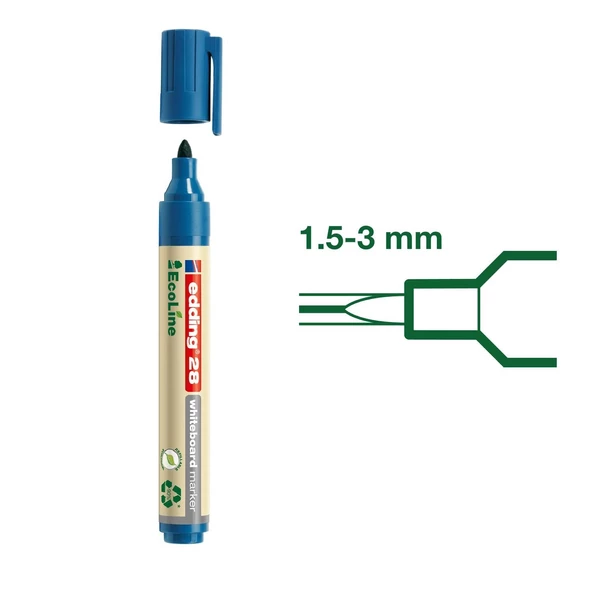 Edding 28 Ecoline Doldurulabilir Beyaz Tahta Kalemi 1 Adet - 2