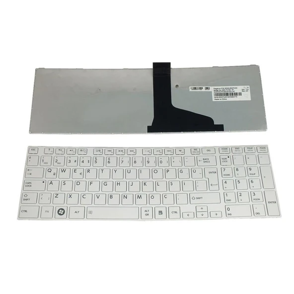 Toshiba Satellite L850-1R5 Klavye Tuş Takımı Beyaz TR