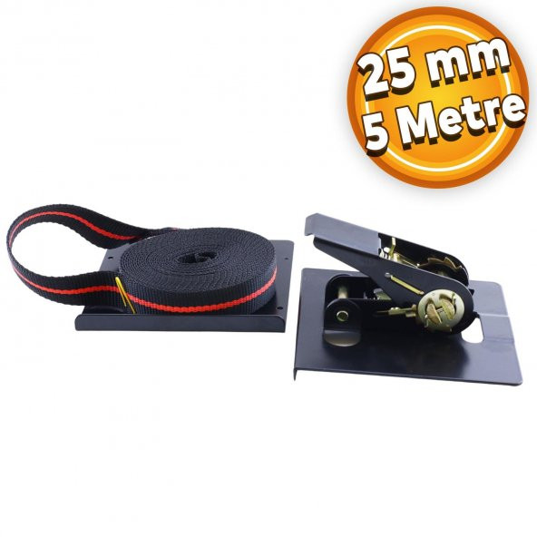Parke Sıkıştırma Gerdirme Gergisi Halatı 25 mm 5 Metre