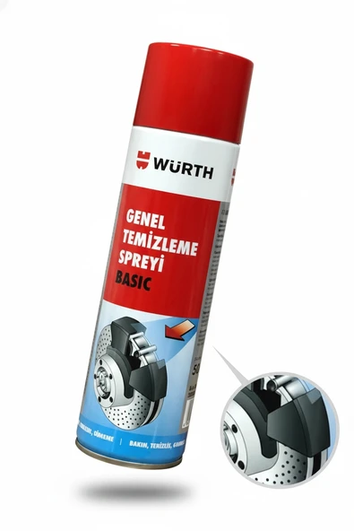 WÜRTH GENEL TEMİZLEME SPREYİ BASIC 500 ML ürün görseli 1