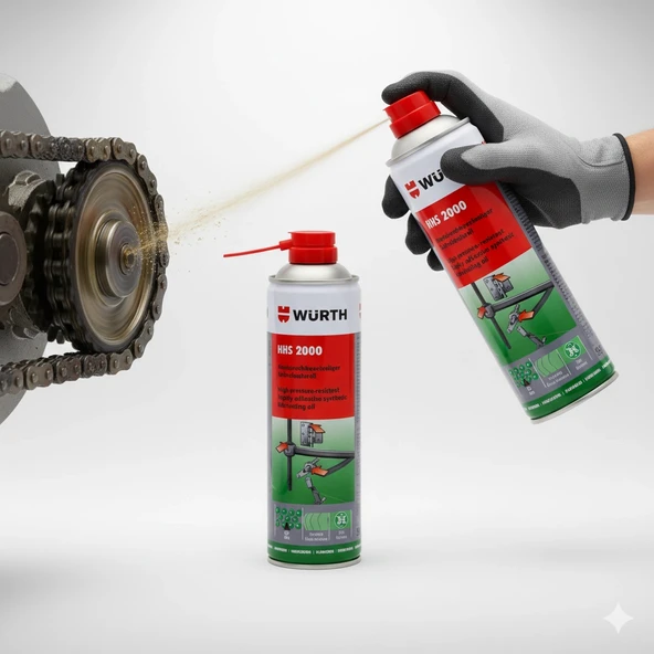 WÜRTH HHS 2000-YAĞLAMA SPREYİ 500 ML - Resim 2