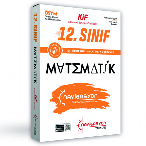 12. Sınıf Matematik Müfredatının Tamamı KİF Seti (Kademeli İlerleme Fasikülleri)