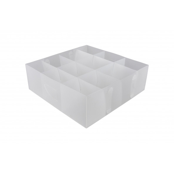 PP-4059 ÇEKMECE İÇİ DÜZENLEYİCİ 12 BÖLMELİ PVC 30X30X10CM - 3