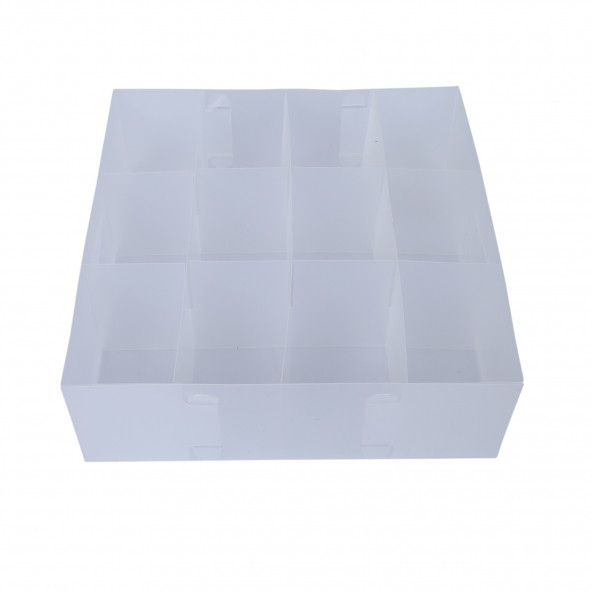 PP-4059 ÇEKMECE İÇİ DÜZENLEYİCİ 12 BÖLMELİ PVC 30X30X10CM - 5