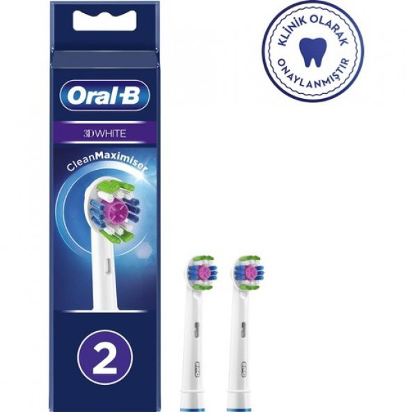 Oral-B Şarjlı Diş Fırçası Yedek Başlığı 3 Boyutlu 2'li