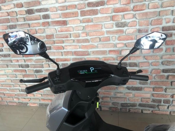 E-mon Rıgby Elektrikli Motosiklet Gri - 2